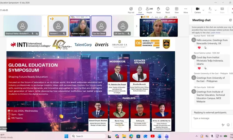 Assistant Prof. Nejira Mulahmetović Participates in Global Education Symposium 2026